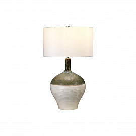 Настольная лампа EDEN-PARK-TL, Настольные лампы | Керамика Шелк искуственный | Многоцветный Сливочный.