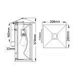 Настенный фонарь Kichler QN-ASHBERN-M. Бренд: Kichler. Настенные фонари