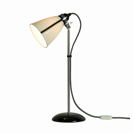 Настольная лампа Linear Medium Table Light, Настольные лампы | Костяной фарфор | Черный/Белый.
