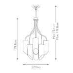 Подвесной светильник Elstead Lighting QUINTO6-WAB. Бренд: Elstead Lighting. Подвесные светильники