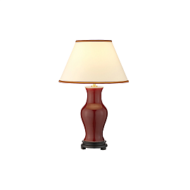 Настольная лампа DL-MAJIN-SMALL-TL-OXB, Настольные лампы Классический/Английский | Фарфор/Дерево Поликоттон | Бронза/Черный Белый.