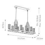 Люстра Kichler QN-KIMROSE10-PN. Бренд: Kichler. Люстры