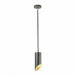 Подвесной светильник QUINTO1P-GPN, Подвесные светильники Лофт/Индустриальный/Современный/Минимализм | Сталь | Хром/Никель/Графит/Черный Серый.
