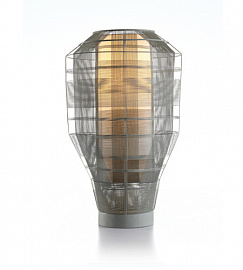 212-3007 QUADRETTO BULLET TABLE LAMP , Настольные лампы | Хром/Никель Серый.
