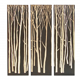 1613-69 BIRCH FOREST WALL DECOR, SET OF 3. Бренд: Palecek (USA) 1613-69 BIRCH FOREST WALL DECOR, SET OF 3, Настенный декор.