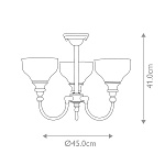 Люстра для ванных комнат Elstead Lighting BATH-CD3. Бренд: Elstead Lighting. Люстры для ванных комнат