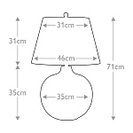 Настольная лампа Elstead Lighting LAGUNA-TL-LRG. Бренд: Elstead Lighting. Настольные лампы