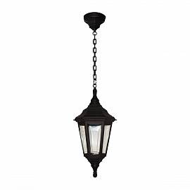 Подвесной фонарь KINSALE-CHAIN, Подвесные фонари Классический | Поликарбонат Поликарбонатное стекло | Чёрный | Уличный свет.