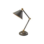 Настольная лампа PV-ELEMENT-GAB, Настольные лампы Лофт/Индустриальный | Металл | Графит/Золото /Латунь/Черный | Прихожая, спальня, гостиная, столовая.