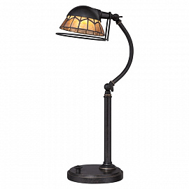 Настольная лампа QZ-WHITNEY-TL, Настольные лампы Классический | Металл | Бронза | Прихожая, спальня, гостиная, столовая.
