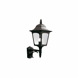Настенный фонарь CPM1-BLACK, Настенные фонари Классический/Английский | Алюминий Стекло | Графит/Черный Прозрачный | Уличный свет.
